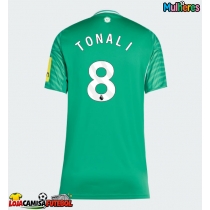 Camisa de Futebol Newcastle United Sandro Tonali #8 Equipamento Secundário Mulheres 2025-26 Manga Curta